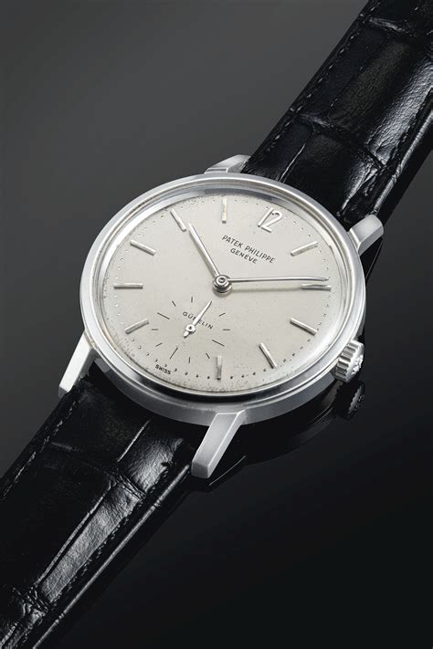 patek philippe geneve stainless steel back deville|More.